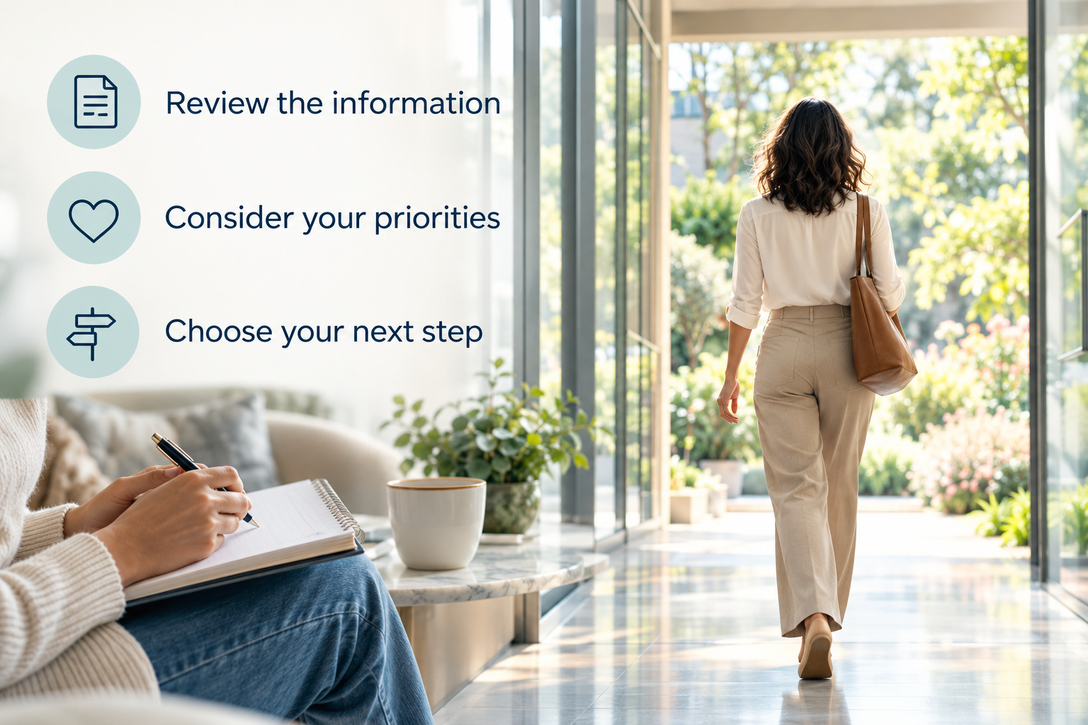 A More Thoughtful Way Forward: Review the information • Consider your priorities • Choose your next step
