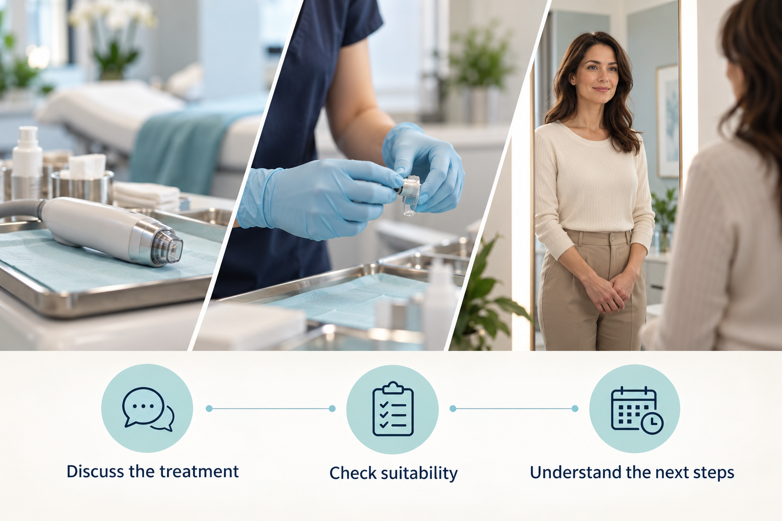 How the Treatment Works: Discuss the treatment • Check suitability • Understand the next steps